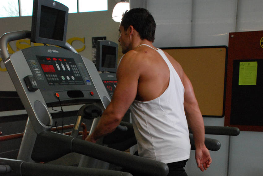 Alternative demonstration of Walking, Treadmill exercise