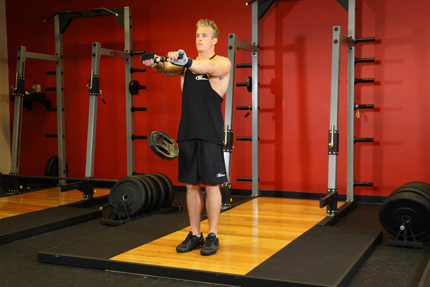 Alternative demonstration of Wrist Roller exercise